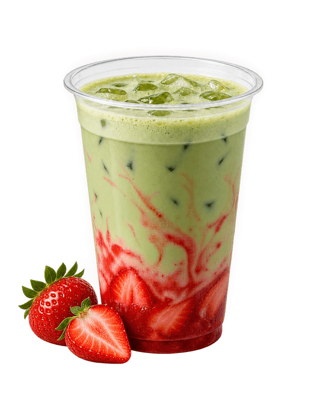 Strawberry matcha