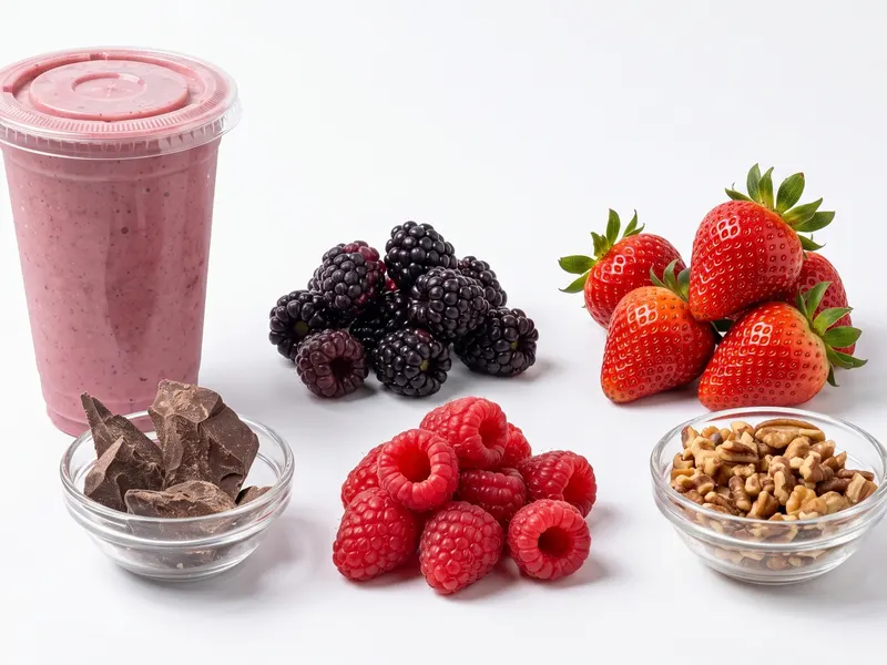 Dark Chocolate Berry smoothie