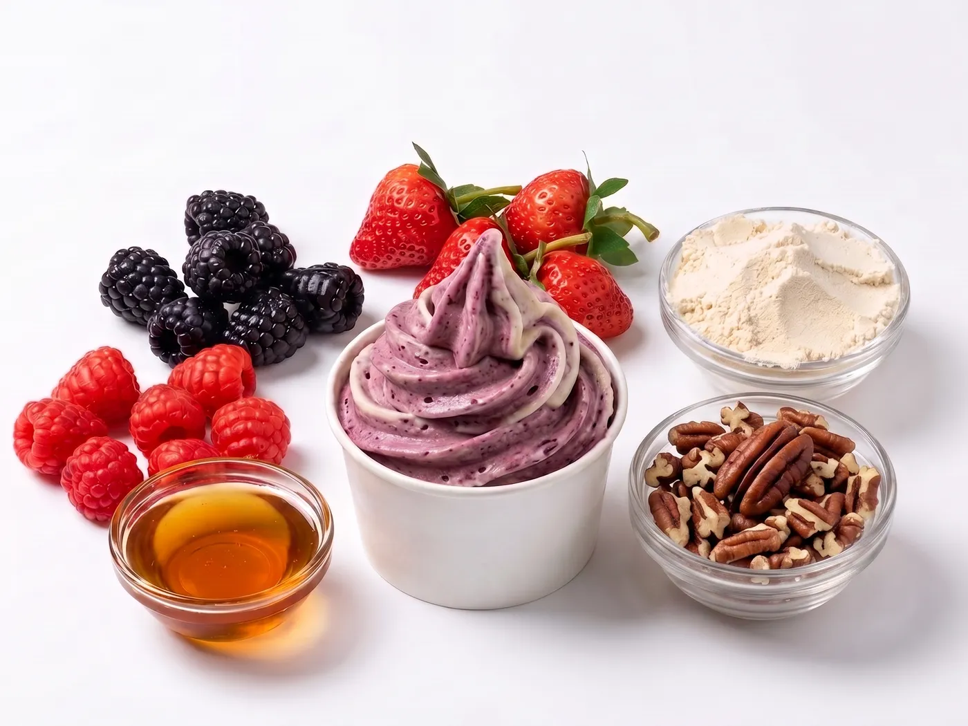Muscle Berry ice cream